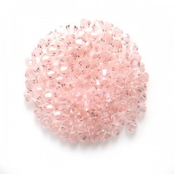 Broušené Bicony Pink, 3 mm, 30 ks