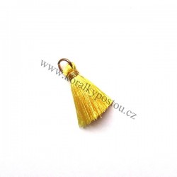 Střapec žlutý, cca 2,5 cm, 1 ks