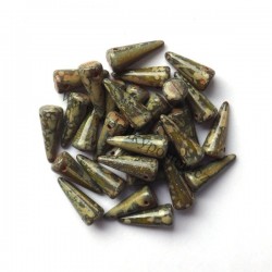 Korálky Spike Milky Yellow -...